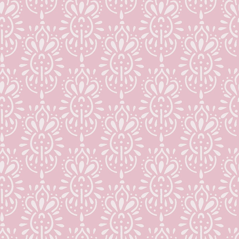 Blush Damsk  100% Quilting Cotton Fabric by the Yard