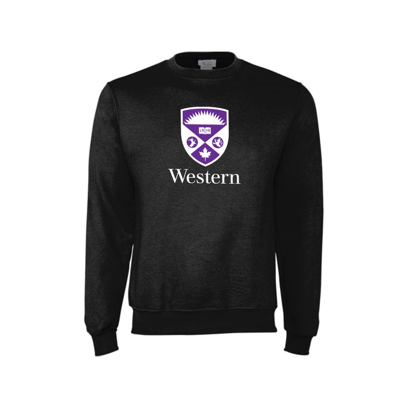 Western Shield Logo Fleece Crewneck – Full Front GZHJ74436276
